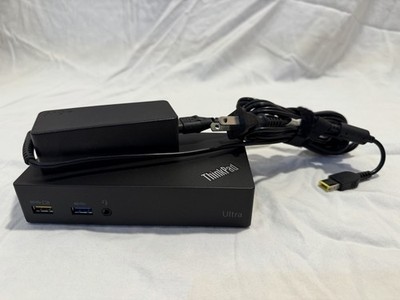 Lenovo ThinkPad USB 3.0 Ultra Dock 40A8 DK1523 4K HDMI DP w/ 45W Adapter