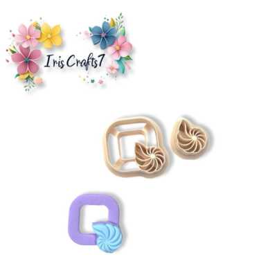 Coral Combo Set Polymer Clay Cutter | 3D gedrucktes Tonwerkzeug | IrisCrafts7 UK