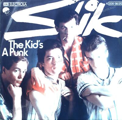 Slik - The Kid's A Punk 7in 1976 (VG+/VG+) '