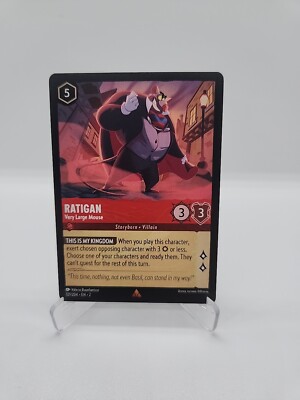 ratigan lorcana card - Nefarious Criminal (Enchanted) if you didnt put any cards into your inkwell this turn Fun with Ratigan in Disney