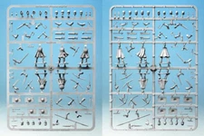 Oathmark - OAKP403 - Human Light Infantry - 1 SPRUE - 5 FIGURES - Frostgrave D&D