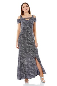 roman originals silver dress