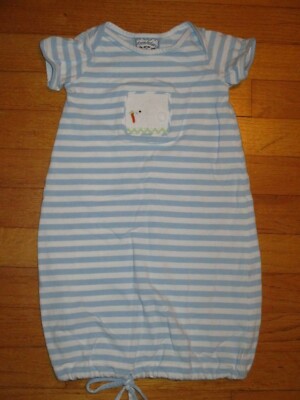 Three Sisters Smocked Bunny Rabbit Daygown/Day Gown Size 3 Months