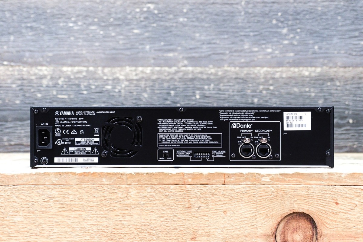 Yamaha Tio1608-D2 Digital Stage Box with Dante for sale online | eBay