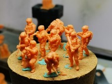1/72 12Pcs/Set US Special Forces Modern Soldiers Model Unpainted Resin Model