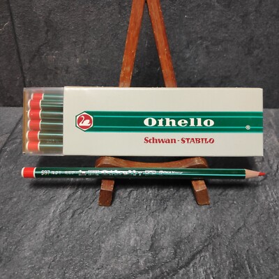 Schwan Stabilo Othello 937 Rot COP Kopierstifte Copier 12 Stifte Vintage