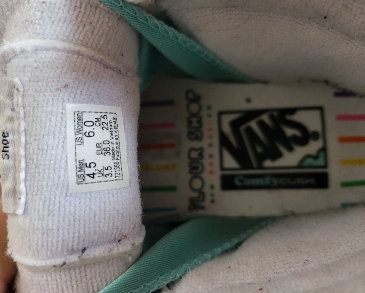 Vans FLOUR SHOP Super ComfyCush Sk8-Hi Rainbow Unisex Hi-Top Vans FLOUR SHOP Super ComfyCush Sk8-Hi Rainbow Unisex Hi-Top