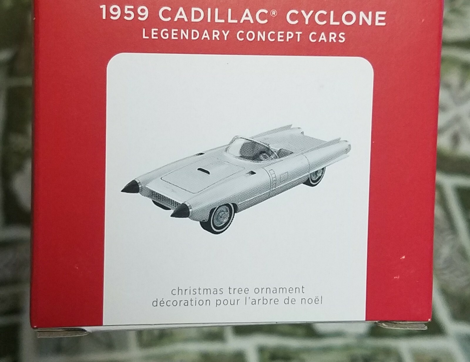 NEW Hallmark 1959 CADILLAC CYCLONE Metal Ornament 2021 Legendary