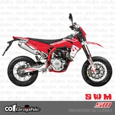 GRAPHICS DECALS STICKERS KIT FOR SWM SM500R RS500R RS300R 2018-2024