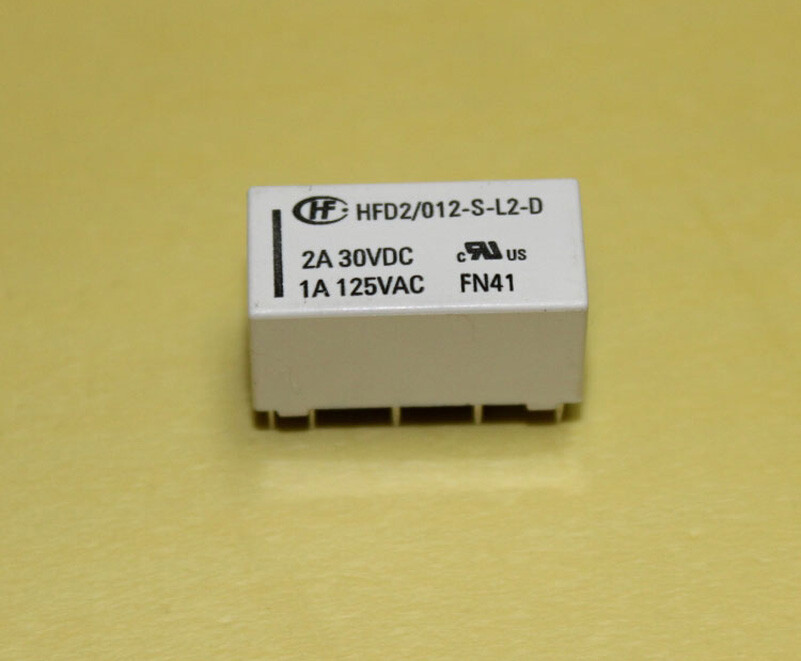 2PCS HONGFA HFD2-012-S-L2-D 12VDC 2 Coils Latching Relay 10 Pins 2A ...