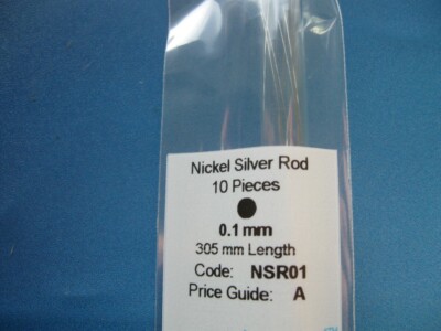 (1,93  /m), Albion Alloys, Neusilberdraht, Ø 0,1 mm, NSR01