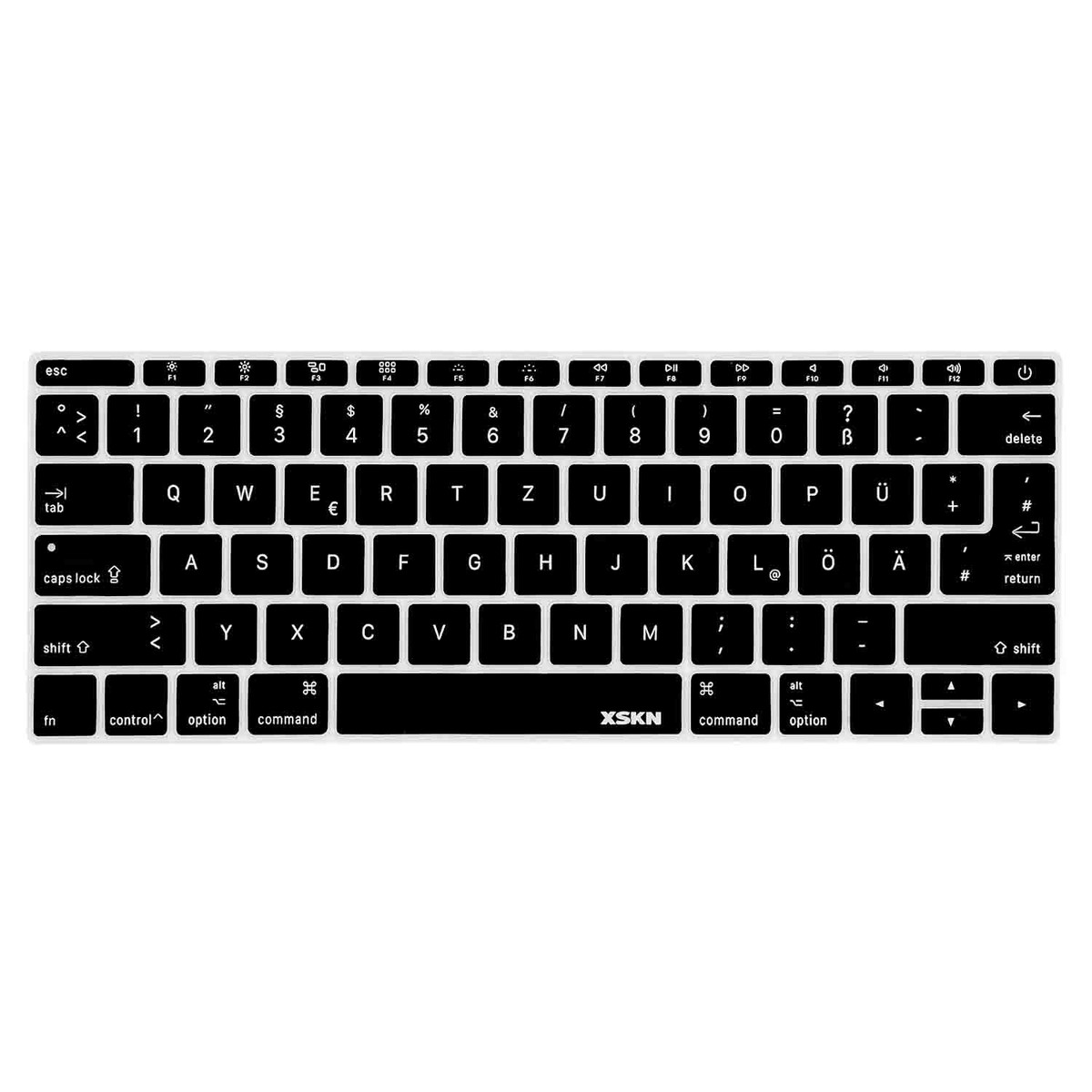 XSKN German Keyboard Cover for Macbook Pro 13.3 no Touch Bar