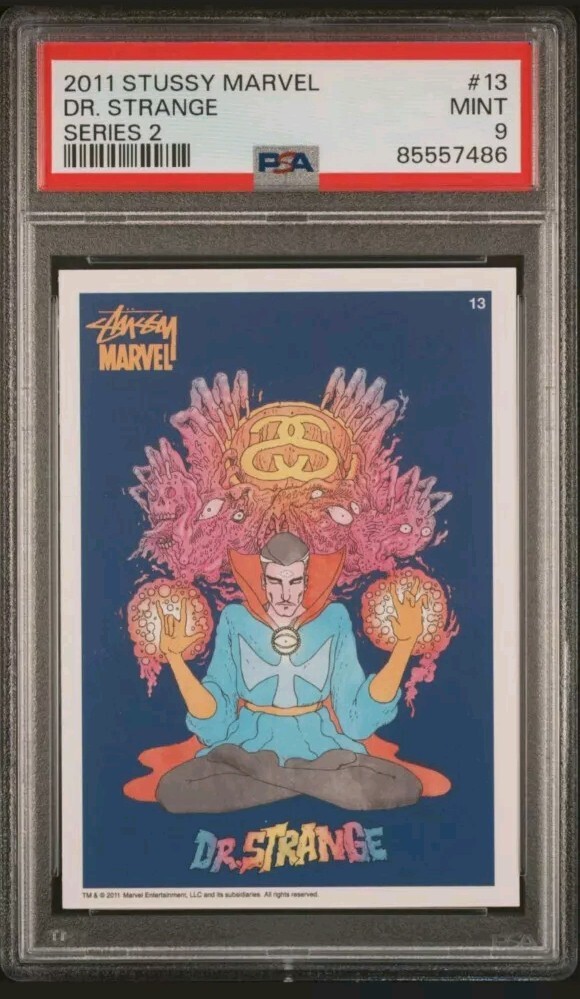 Complete STUSSY X MARVEL Set PSA GEM/MINT 9/10 Only! 🔥 Rare