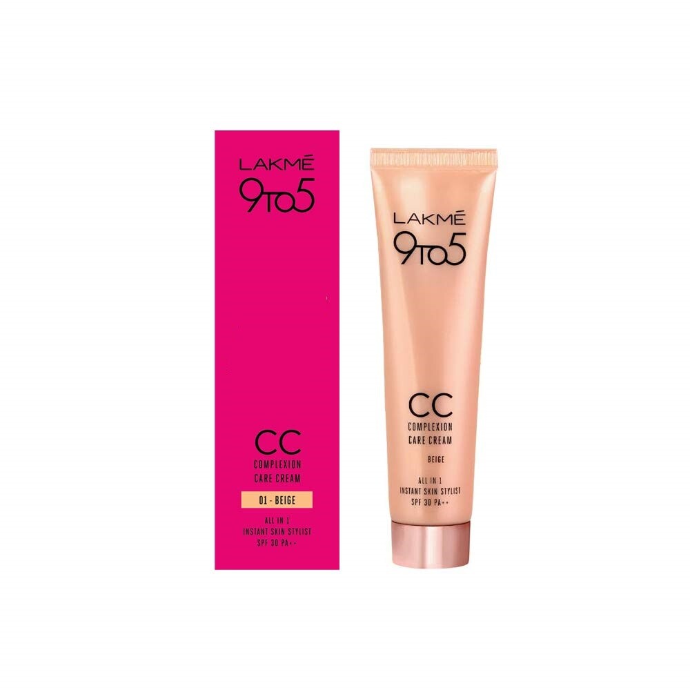 ミラクルべっ甲+無花果+桃+メロウ+杏+カヌレ+プラム+潤い+艶くすみ Lakme 9 To 5 CC Complexion Care Cream -Bronze / Beige / Honey