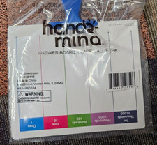 Place value answer board white board math elementary school 1 board