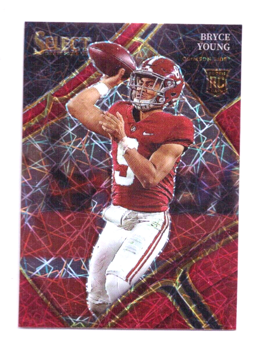 2023 Select Draft Picks #101 Bryce Young Red Lazer