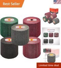 Non-Woven Wire Drawing Flap Wheel, 120x100mm, for Stainless Steel Satin Finis...