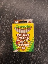 NIB Crayola Colors of the World Multicultural Crayons - 24 Count New In Box