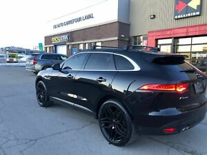 Black Roof Rack Cross Bars For Jaguar F Pace 15 21 Ebay