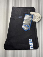 New Vintage Wrangler Jeans Women's 11 x 34 Bareback Black Jeans