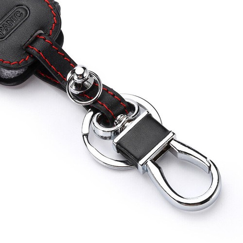 Leather Car Key Fob Case Cover Holder Bag For Honda Accord Civic CRV 4/3 Buttons - Picture 13 of 16