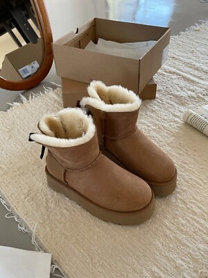 ''2024 Chic Women's Ankle Boots - UGG MINI BAILEY BOW II Easy Slip-On Style''
