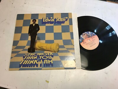 SOUL/FUNK LP EDWIN STARR Stronger Than You Think I Am 1980 20TH CENTURY 1980 !!