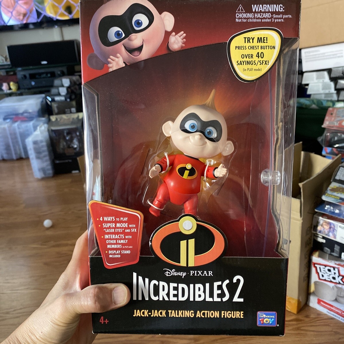 Disney Pixar Incredibles 2 Jack Jack Talking Action Figure | eBay