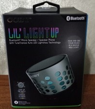 NIB COBY Lil  Light Up Bluetooth Micro Speaker/Speaker Phone