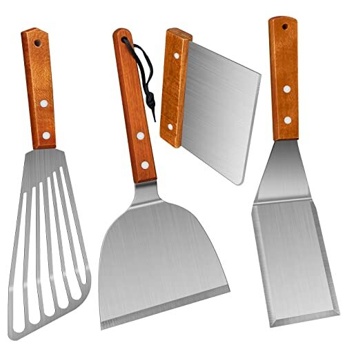 KLAQQED Spatula Metal Spatulas Set Stainless Steel Spatula Fish Spatula Turne...