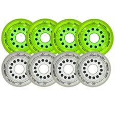 Labeda Wheels 80mm / 76mm Hilo Set Union X-Soft Inline Indoor Roller Hockey
