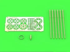 Master 1/35 M61A1 Vulcan 20mm Rotary Cannon Barrels w/Clamps Modern US GM-35-001