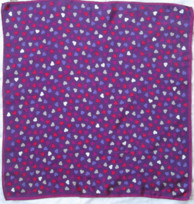 Foulard Carré Vintage En Soie - Tour De Cou - 52x52 Cm - Marron - Style Bandana