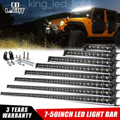 14-50 zoll LED Lightbar Lichtbalken Arbeitsscheinwerfer Offroad ATV 4X4 12V 24V