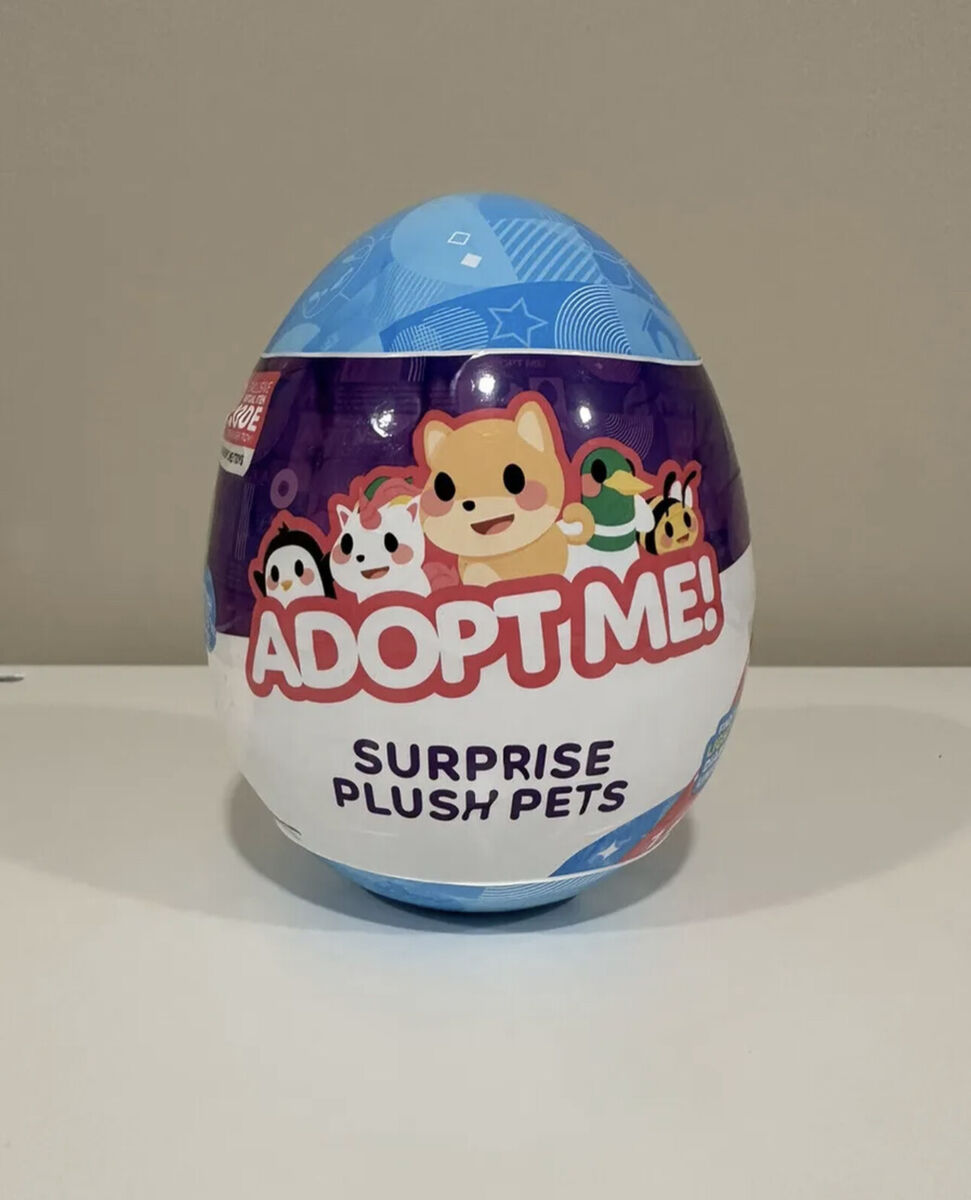 ADOPT ME! Surprise Egg Plush Pets,5” MYSTERY Stuffed Animal PET & Virtual  Code