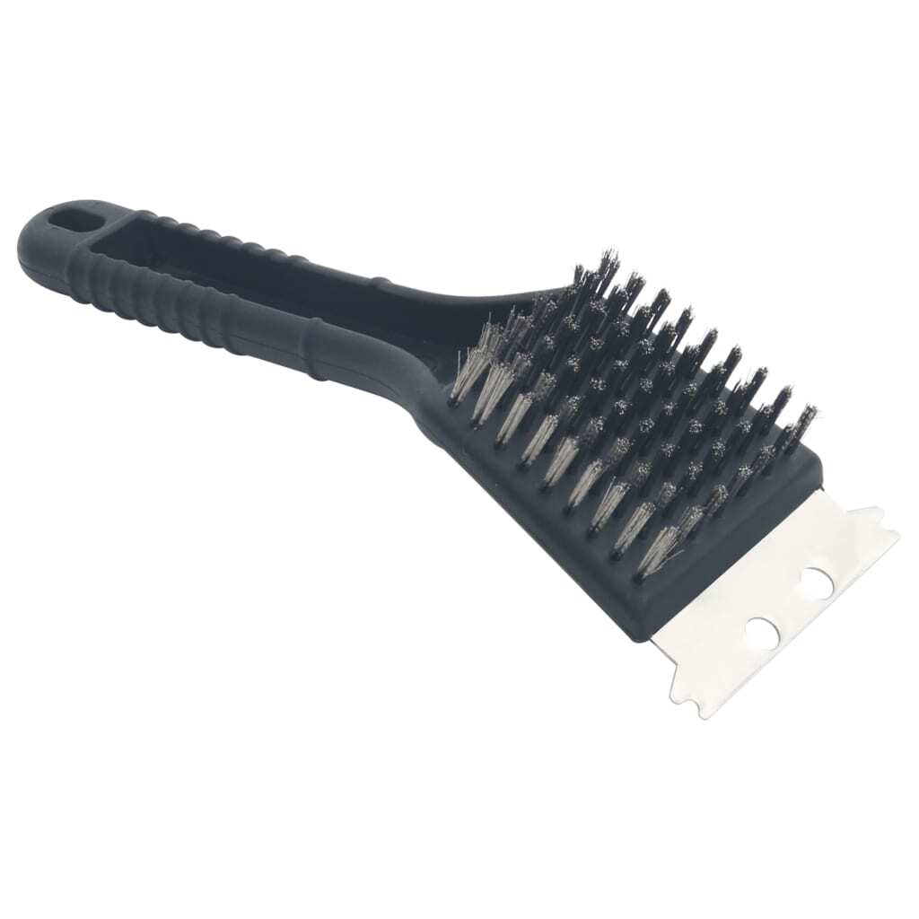 Vidaxl Cepillo Para Barbacoas Acero Inoxidable E Hilo De Cobre - Negro En Oferta Cepillo Para Barbacoas Acero Inoxidable E Hilo De Cobre Vidaxl