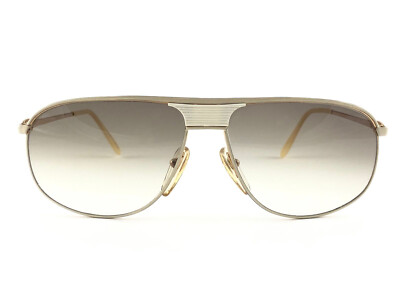 VINTAGE LACOSTE 181 BEIGE & WHITE GRADIENT LENSES SUNGLASSES MADE