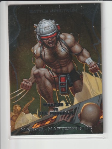2022 Marvel Masterpieces Battle Spectrum Weapon X vs The Program #BS-15