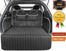 SUV Cargo Liner for Dogs, Waterproof Cargo Cover Pet Trunk Mat with Bumper Fl...