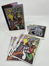 Set of 10 Pablo Picasso Paintings 5x7 Blank Notecards & Envelopes Set