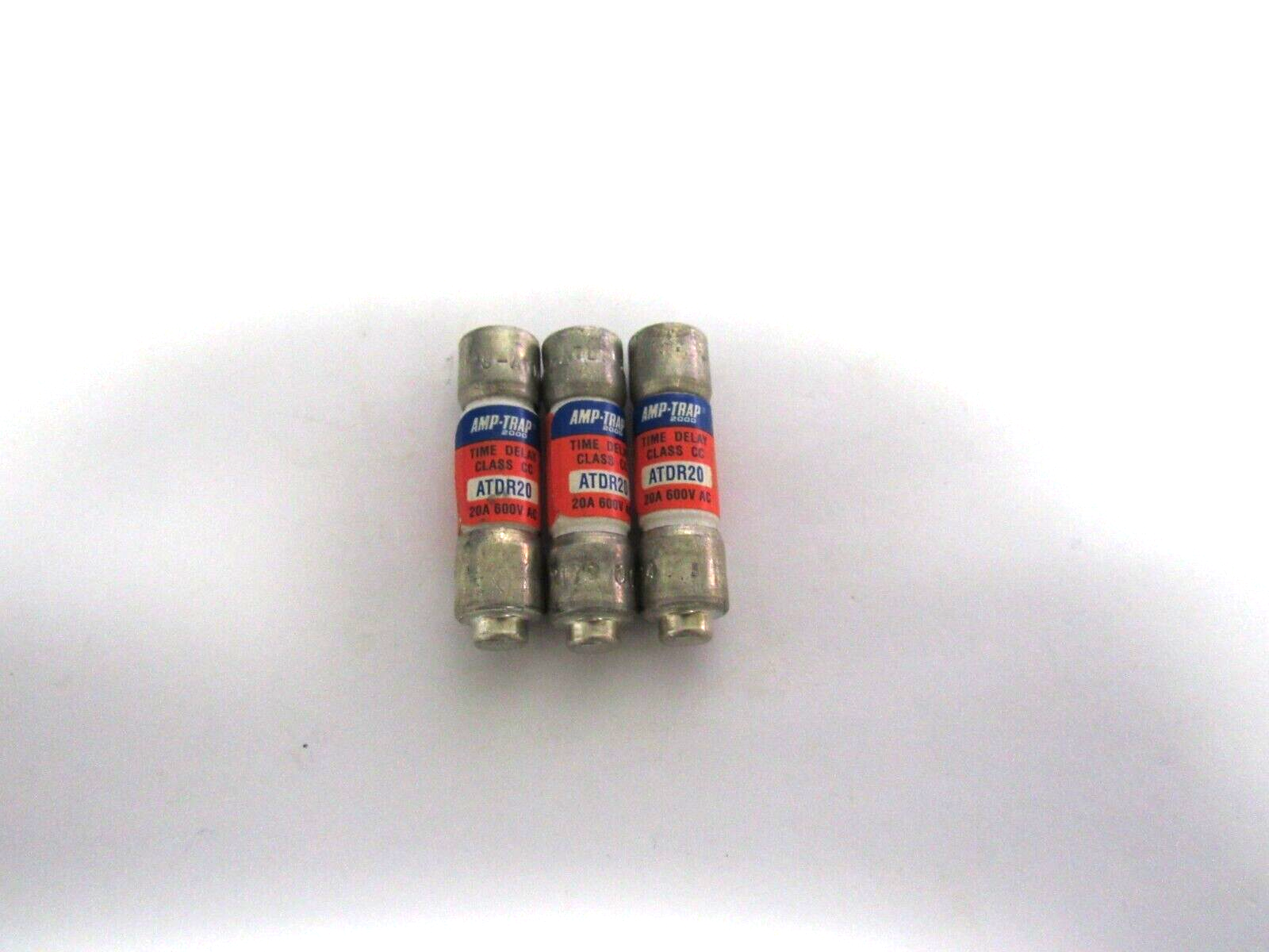 Boîte De 10 Fusibles à Délai Ferraz Shawmut ATDR-20 20A 600V - Original - Pour Automatismes