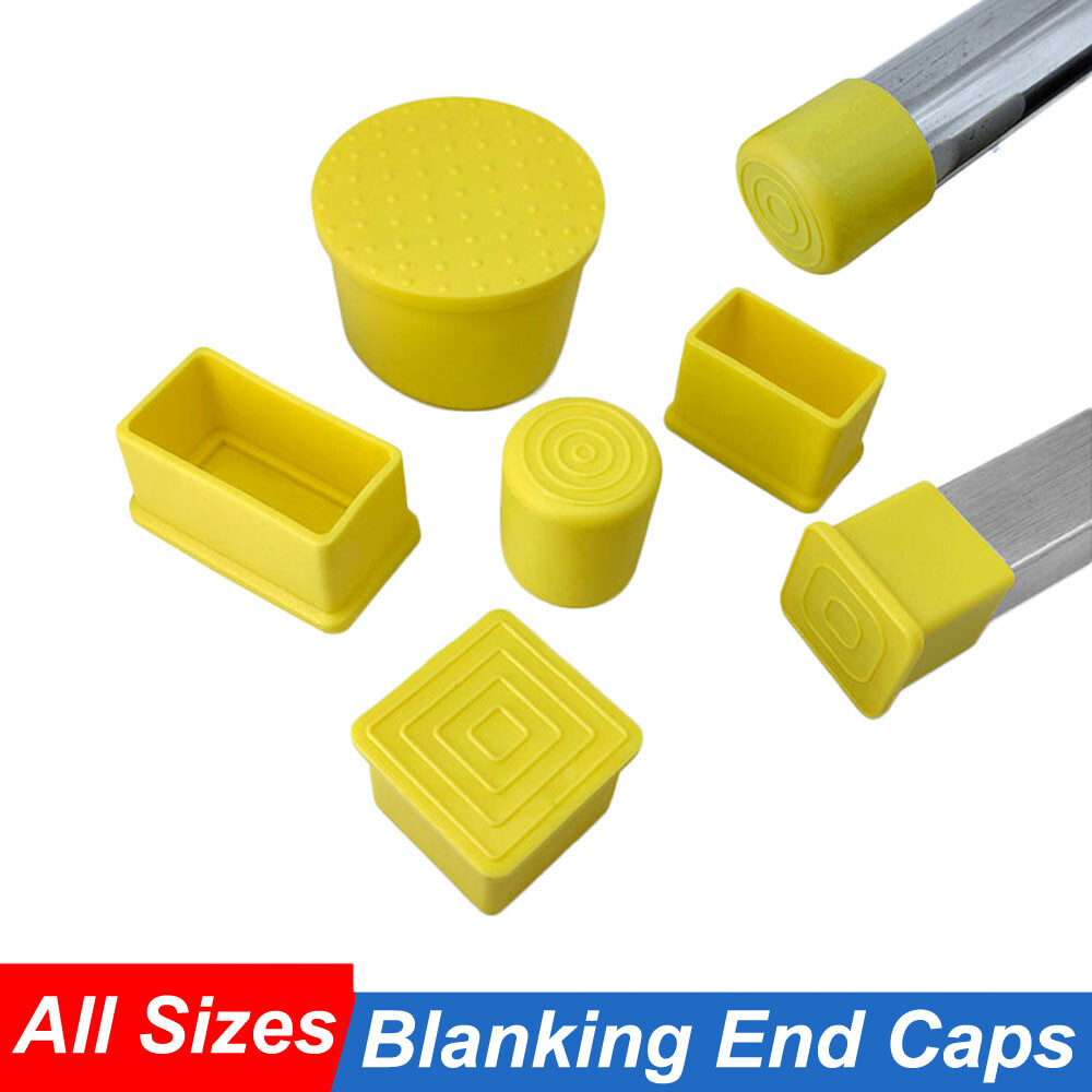 Round ＆Rectangle Plastic End Cap Caps Tube Pipe PVC Blanking Cover End ...