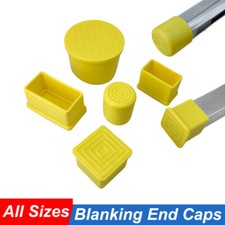 Round  Rectangle Plastic End Cap Caps Tube Pipe PVC Blanking Cover End Cap Pipe
