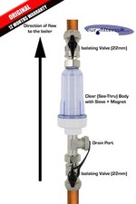 Magnet Boiler Filter for Central Heating : Euro Filter Junior Sieve + Magnet