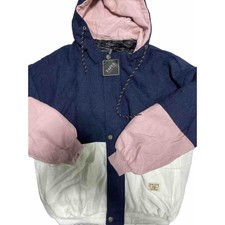 Zaful Jacket Womens Medium Pink 6 Corduroy Quilted Hooded New With Tags