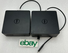 LOT OF 2 Dell TB16 Thunderbolt Docking Station K16A w/ USB-C Cable Free S/H