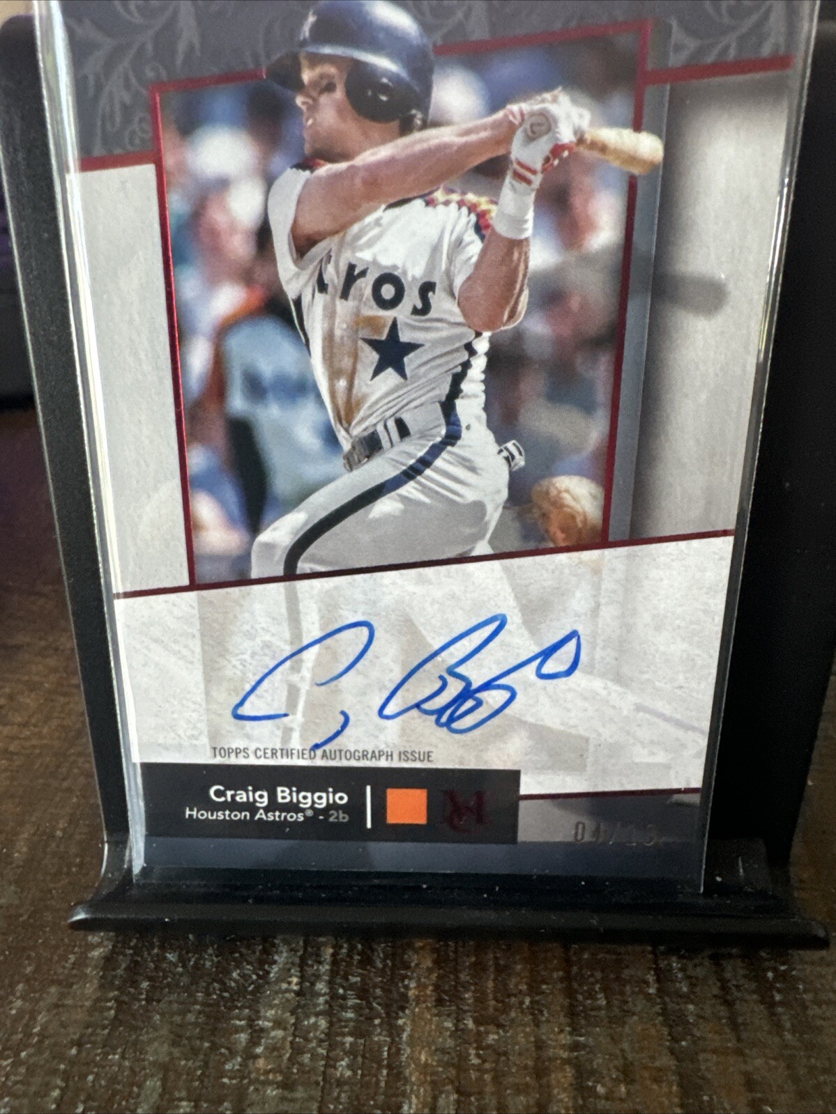 2024 Topps Museum Collection CRAIG BIGGIO Auto Autograph /10 Houston Astros HOF
