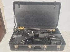 Lowel Omni Tato Studio Film Light Kit Rolling Case + Tripod & Accessories