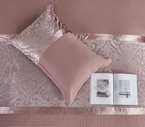 Luxus 3-teilig Damast Bettdecke Quiltbezug Bettwäsche Set Doppel Kingsize Kissenhülle - Bild 29 von 39