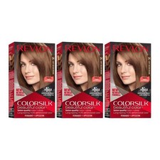 Revlon ColorSilk Hair Color - 54 Light Golden Brown Pack of 3 